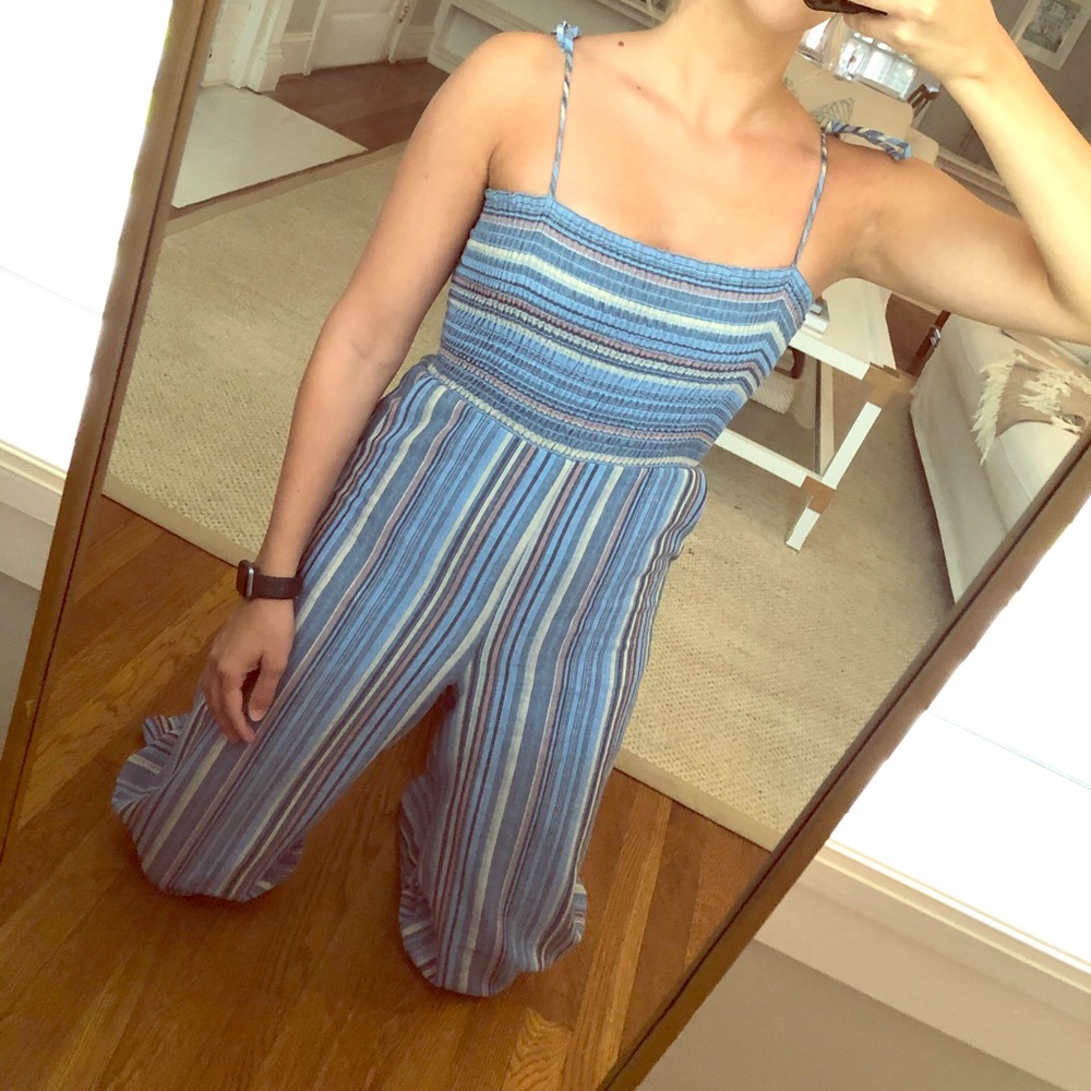 Smocked Jumpsuit